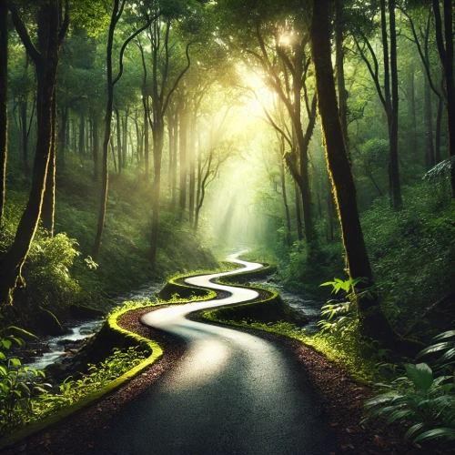 way in forest